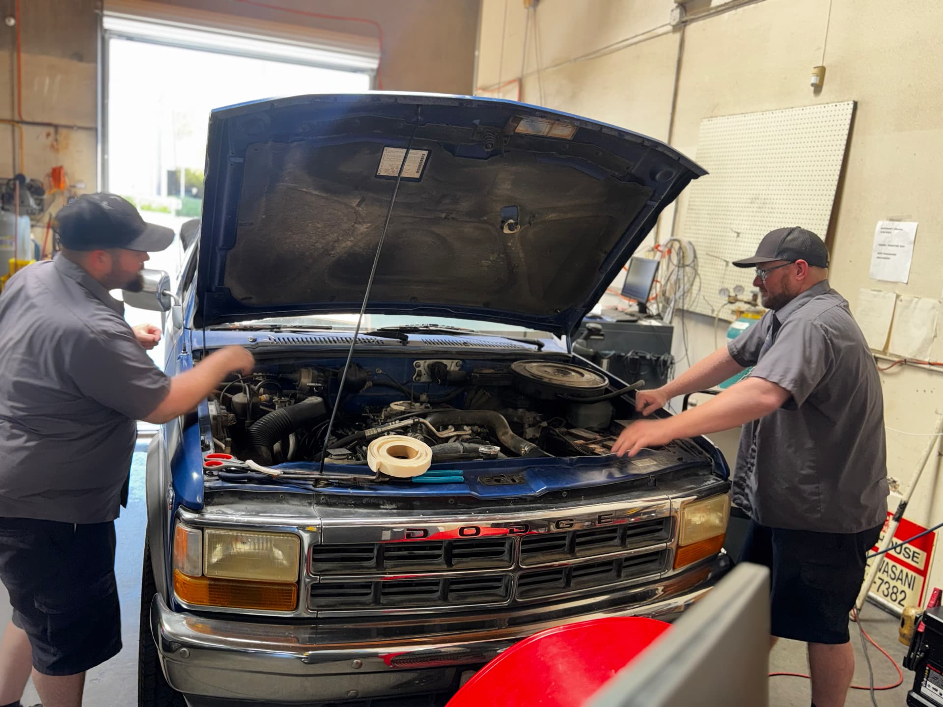 Murrieta Smog Star technicians servicing a Japanese vehicle in Murrieta, California